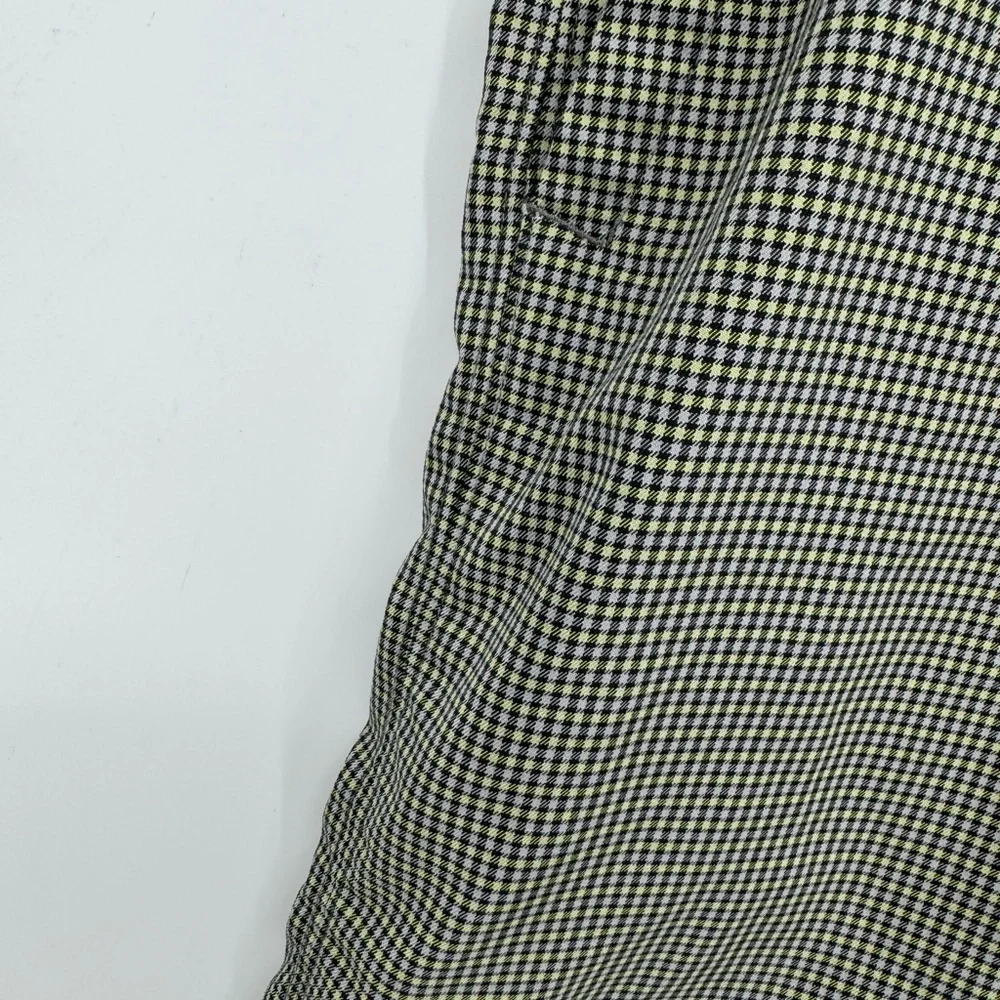 Callaway Black Gray & Green Checkered Golf Shorts With Grip Waistband Men's 38